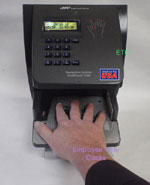 Hand Punch Biometric Time Clock