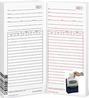 Acroprint time cards