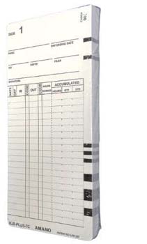 MJR-Plus Time Cards, LE-309650